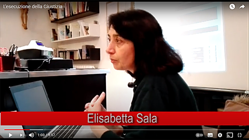L'ESECUZIONE DELLA GIUSTIZIA